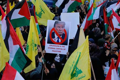 Trump amenaza a los palestinos